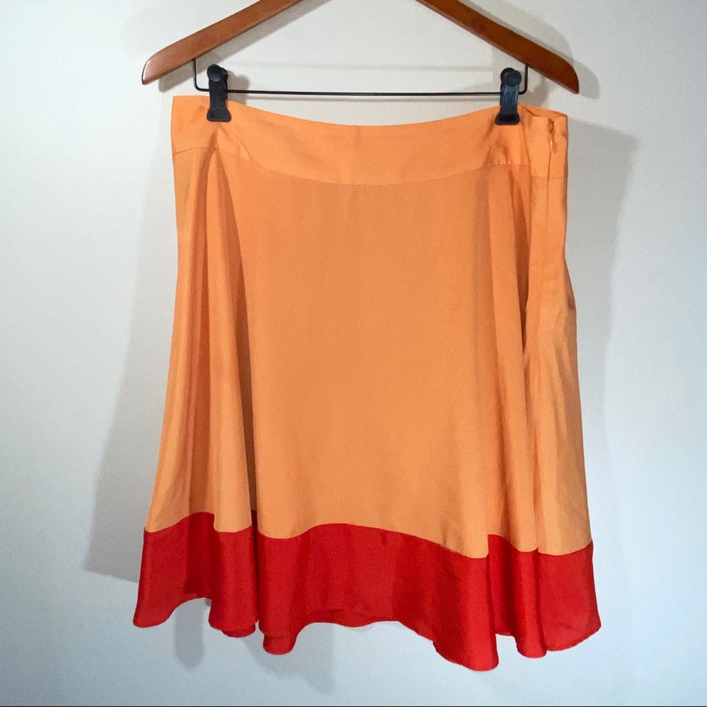 The Limited Tangerine A-Line Skirt Size Large - Picture 2 of 4